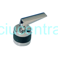 Chromuotas užlenkiamas kamštelis įvairių dydžių